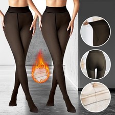 Women's Comfortable Fleece Lined Leggings-Thermal Winter Tight Ultra Warm Opaque