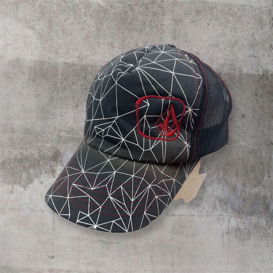 Volcom 90S  Geometric Pattern Cap Black - image 1