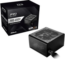 ASRock PRO Series PRO-850B 850 W ATX 3.1 Compatible 80 PLUS BRONZE Power Supply