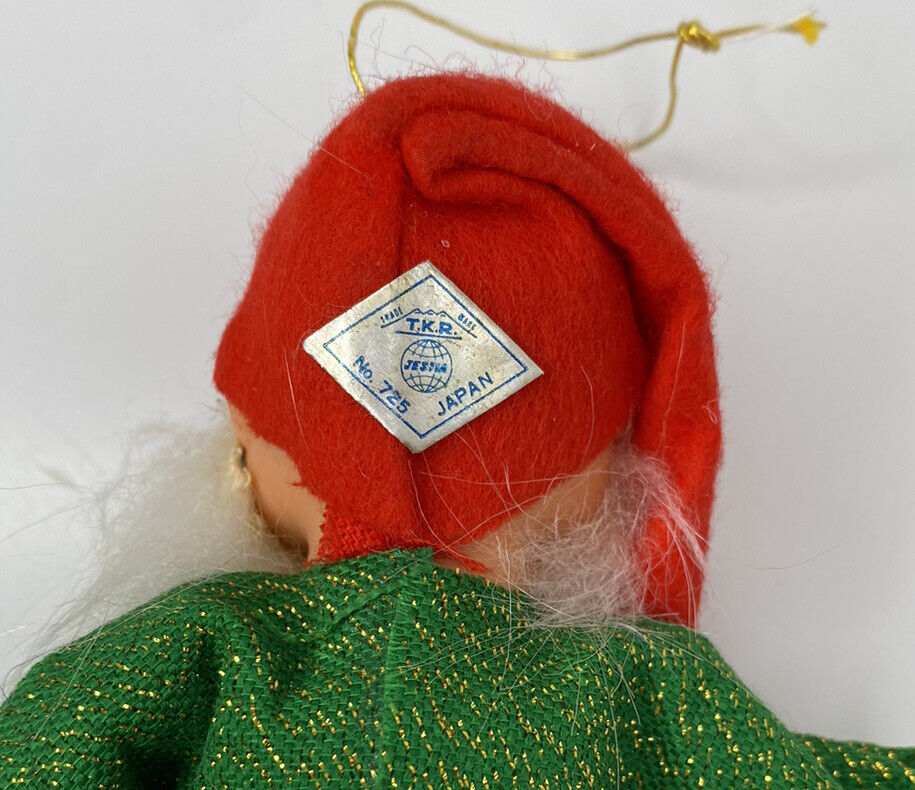 Vintage Large Felt 6” JESTIA T.K.R. No. 725 Christmas Elf Vintage Large Felt 6” JESTIA T.K.R. No. 725 Christmas Elf