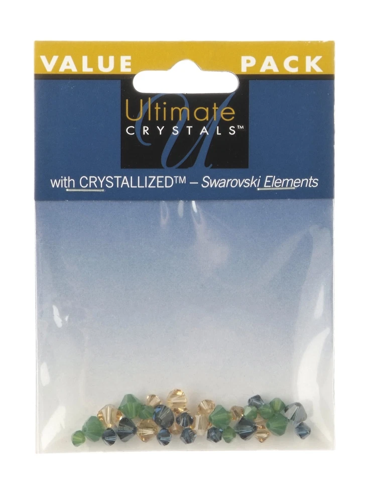 DARICE 0699-BEACH 33 piezas Swarovski cuentas bicónicas 6 mm mezcla de playa Foto 2 de 2