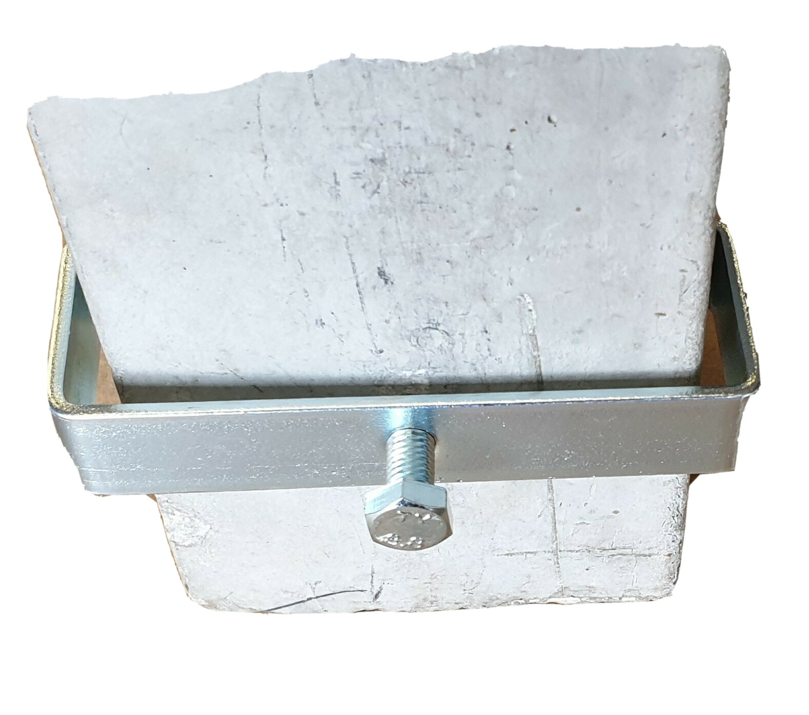 NON RUST 6 x zinc plated H section Concrete Post Brackets to fit 100mm post eBay