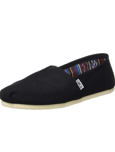 NEW TOMS Classics Women's Alpargata Shoes Black 8.5 - Picture 12 of 24