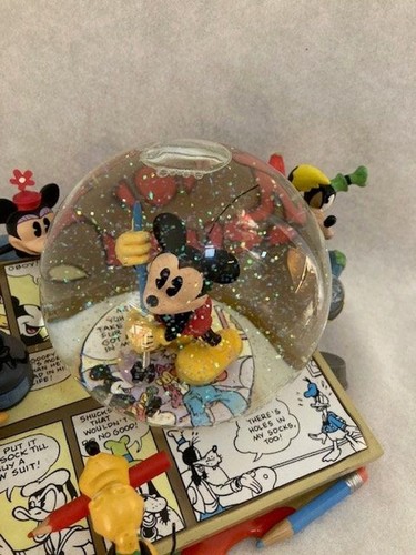 Disney Mickey Donald Goofy Modelo Cómics Hoja Musical Caja Ligera Globo de Nieve - Imagen 7 de 10