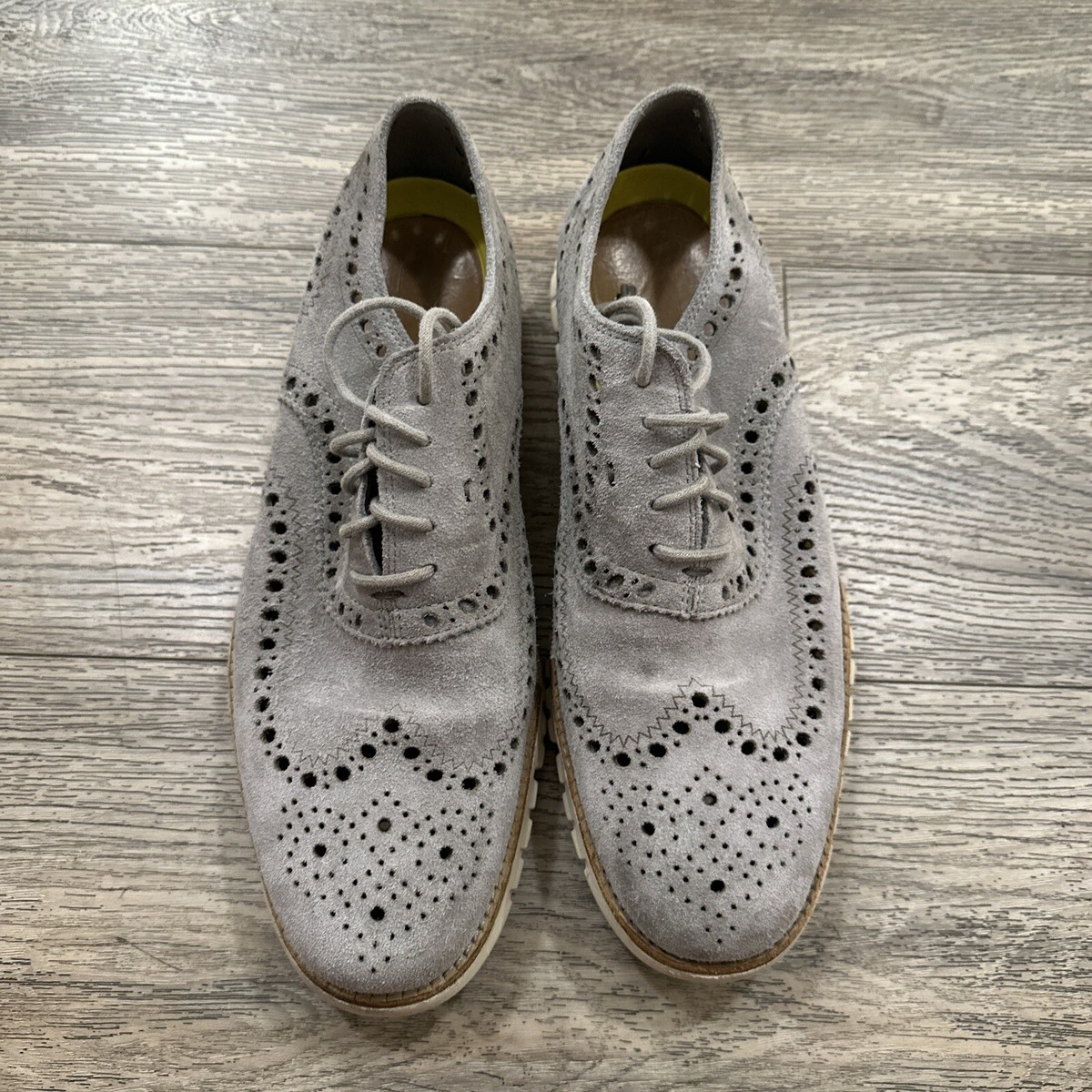 Cole Haan Zerogrand Casual Wingtip Oxford Shoe Mens Size 9 C12980 Gray White Cole Haan Zerogrand Casual Wingtip Oxford Shoe Mens Size 9  main image 3