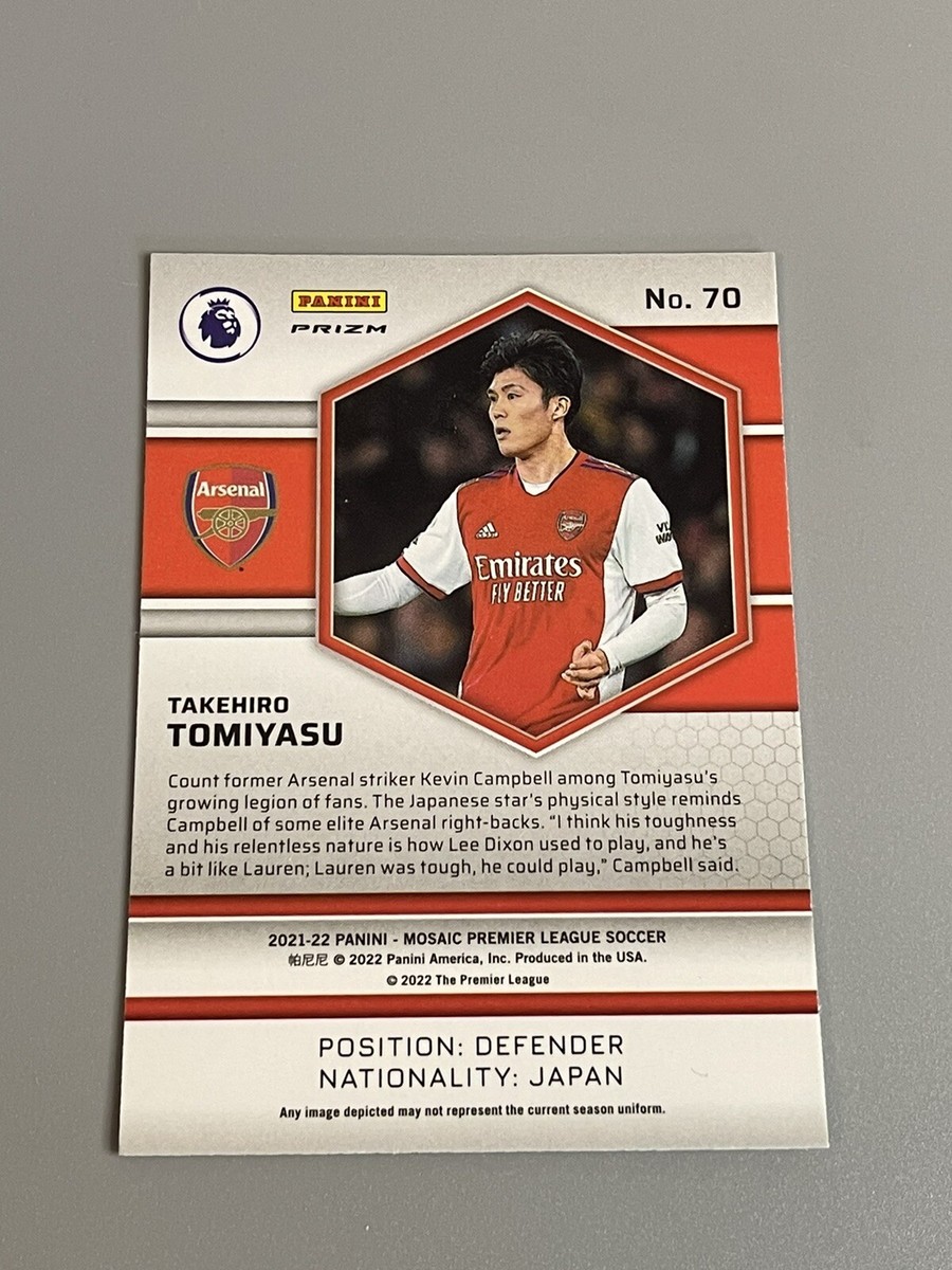 冨安健洋 Panini Prizm Gold Prizm 10枚限定 2022-23 Prizm EPL Breakaway GOLD Takehiro Tomiyasu Autograph