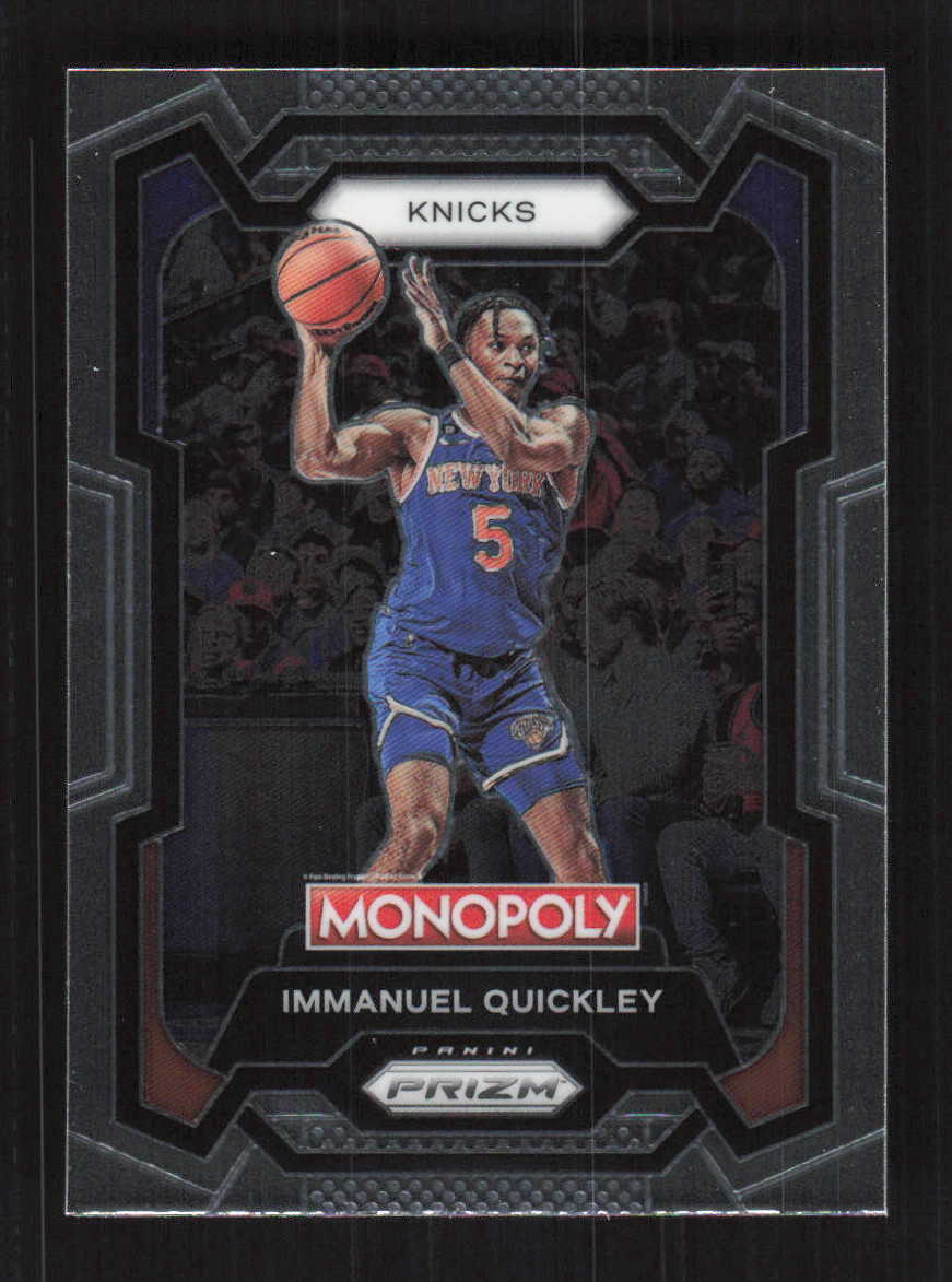 Immanuel Quickley 2023-24 Panini Prizm Monopoly New York Knicks #60 | eBay
