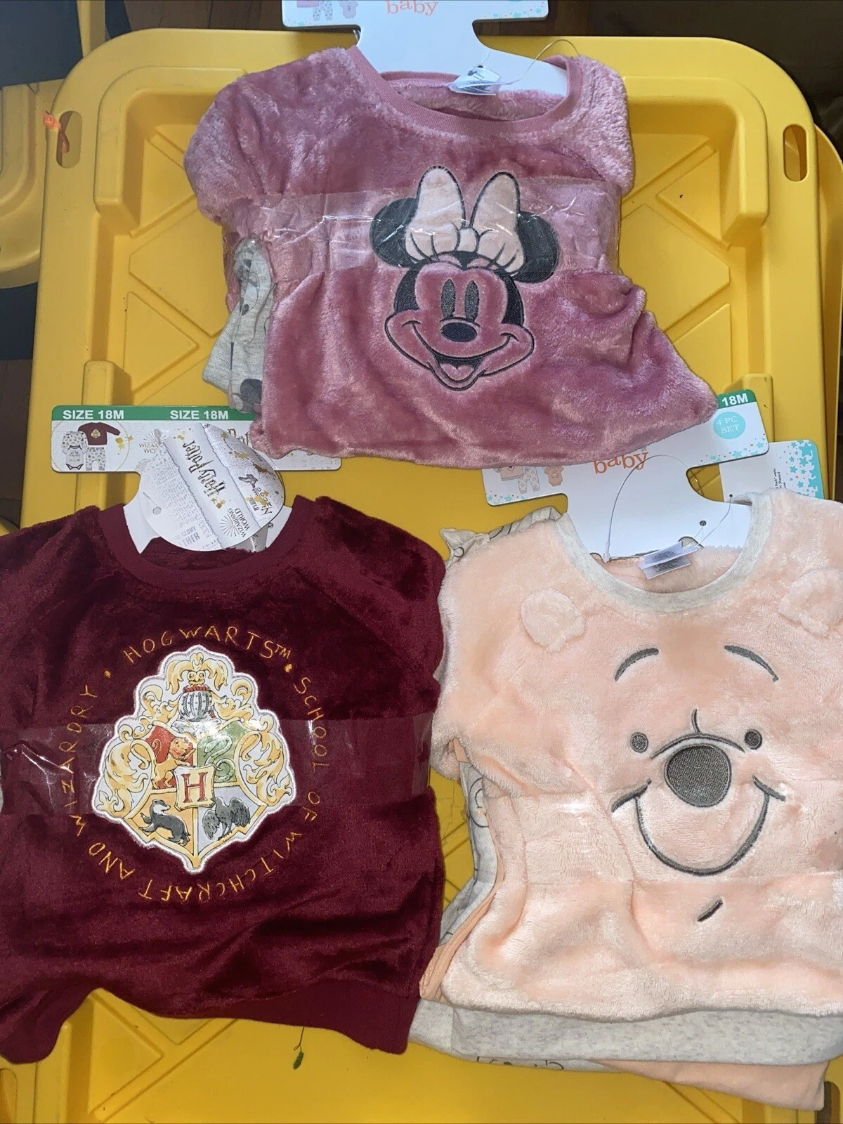 DISNEY Baby 4-Piece Minnie The Pooh Harry Potter Clothing Set B32