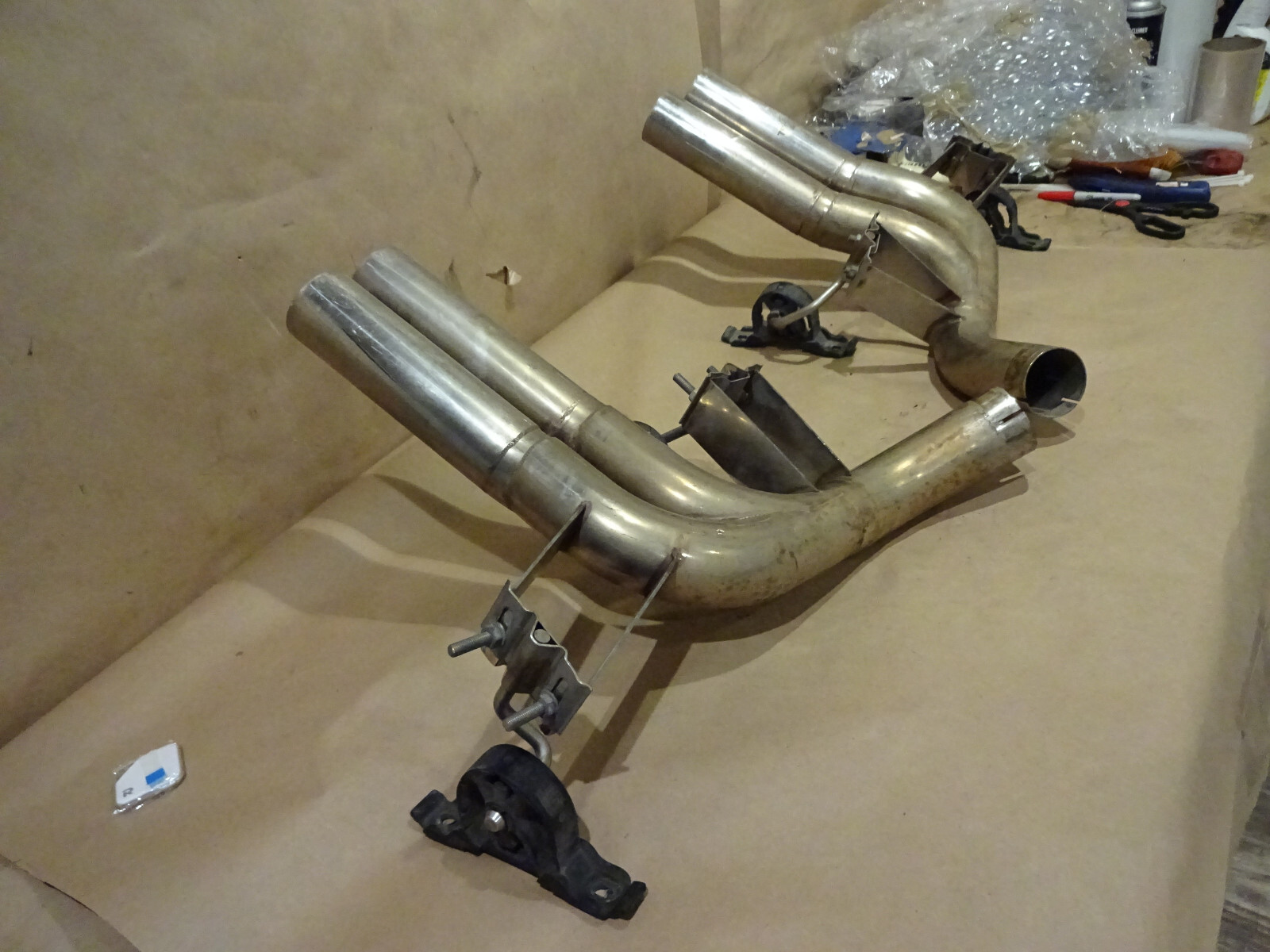 Maserati 4200 Trofeo Set Of Exhaust Pipes LH & RH PN 197253 - 197254