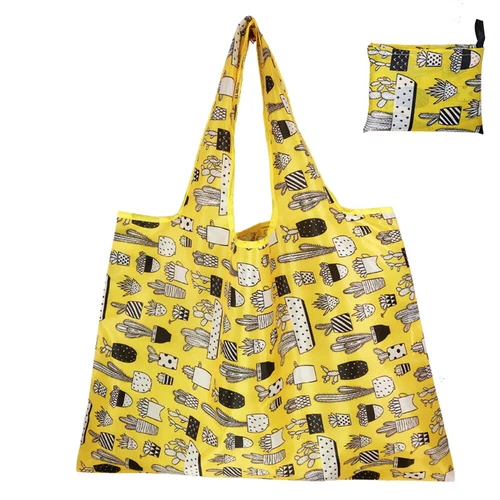 Large Foldable Reusable Ladies Shopping Bag Eco Tote Handbag Fold Away Bag UK - Picture 16 of 21