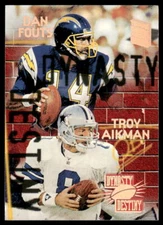 1994 Stadium Club #4 Troy Aikman / Dan Fouts Dynasty and Destiny 42445