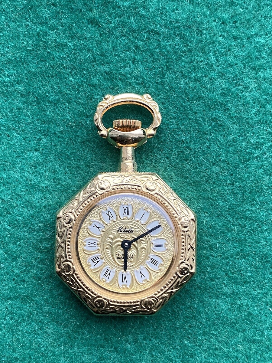 Vintage Edele Pocket Watch, Swiss Made, Hand Winding, Old New Stock •4
