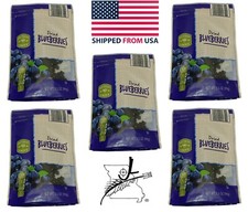 5x 3.5 Ounces Dried Blueberries Resealable Plastic Pouch 17.5 OZ Blueberry 1lb
