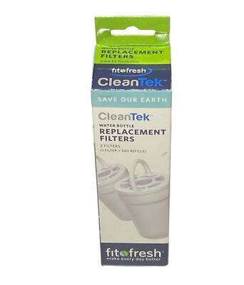 CLEANTEK 132BX Rev. E Water Replacement Filters 1Filter=500 Refills - 2 Filters