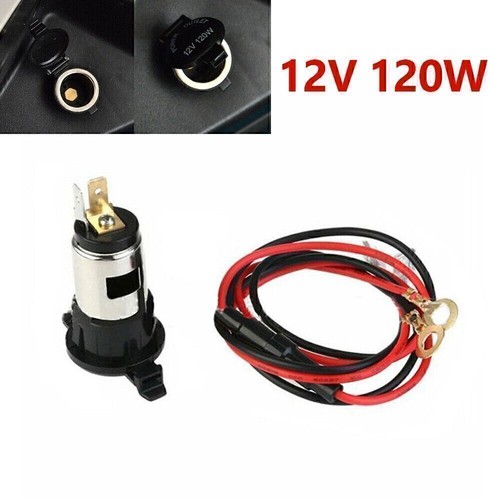 12V Cigarette Socket Lighter Power Outlet Plug Charger Adapter Cable Universal - Picture 8 of 9