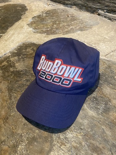Vintage Navy Budbowl 2000 Baseball Cap 
