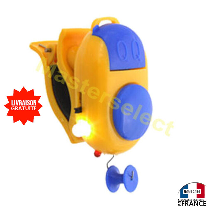 Detecteur de touche peche de nuit lot de 10 alarmes de canne avec LED