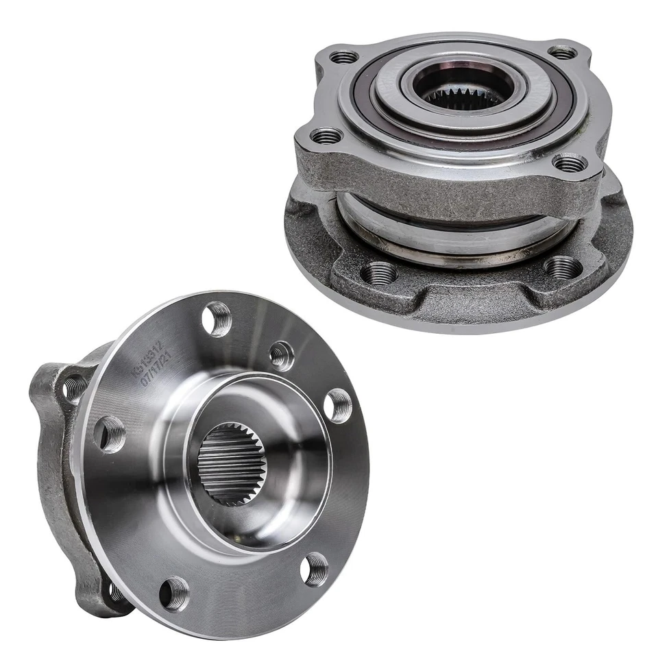 Conjunto de bujes de cojinete de rueda delantera trasera para BMW X5 X6 M 2010 2011 2012 modelo solamente Foto 3 de 4