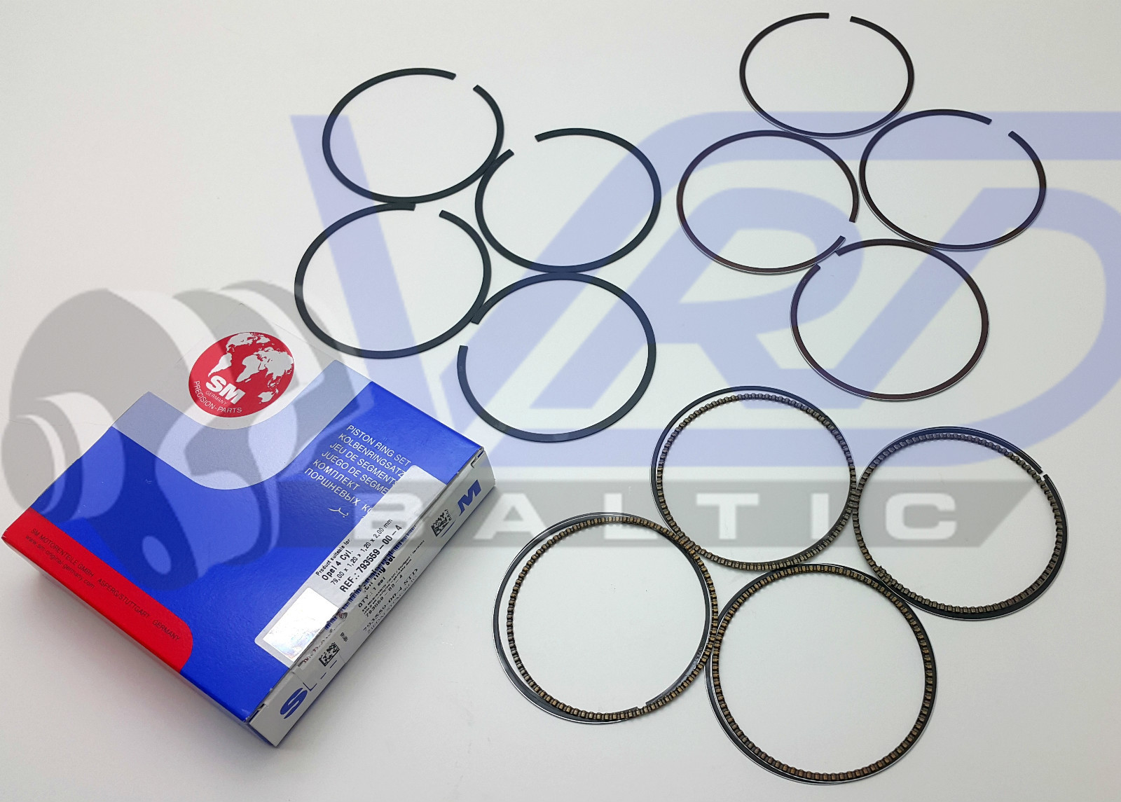 Piston Rings Set STD For Vauxhall Astra Zafira 1.6 16V Z16XEP Z 16 XEP
