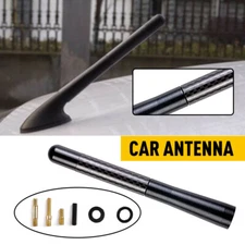 RalliArt Carbon Fiber 4.7" Inch Short Antenna for Mitsubishi Ralli Art EXD