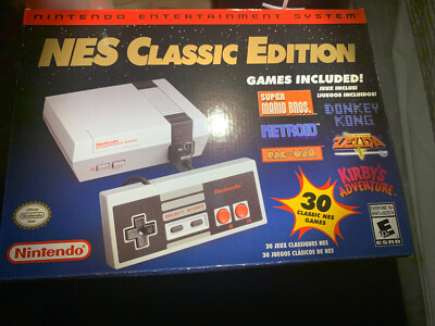 Nintendo Nes Classic Edition Home Console Gray Clvsnesa Ebay