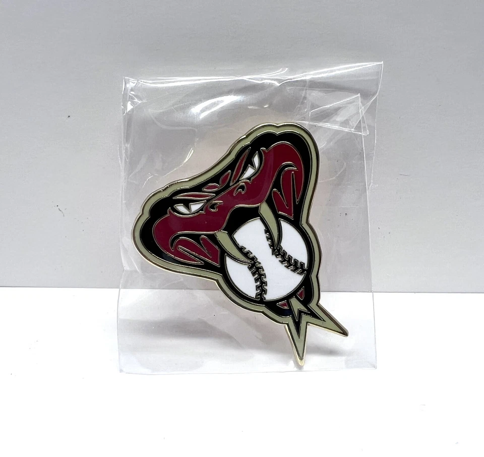 MLB Arizona Diamondbacks Fitted Hat Pin-Gold/Black/Red/White/Tan - Image 3 of 4