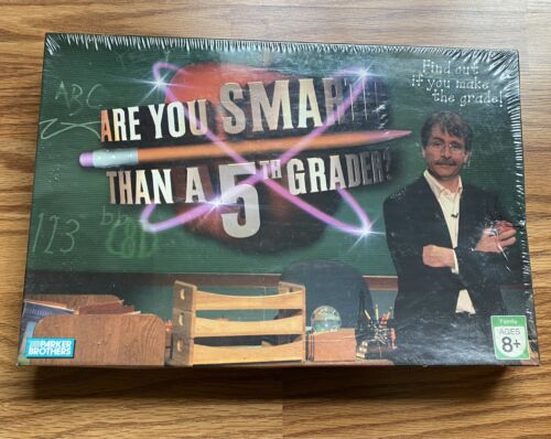 Parker Brothers Are You Smarter Than a 5th Grader Board Game 2007 New/Sealed - Picture 1 of 4