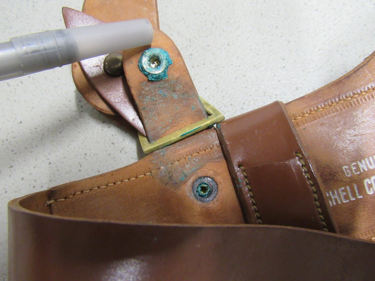 WW2 US Army Officer Dress Hat & Sam Brown Leather Belt & Cross