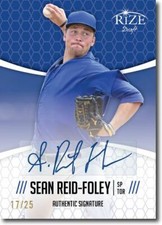 SEAN REID-FOLEY 2014 Rize Rookie Autograph BLUE AUTO RC #/25