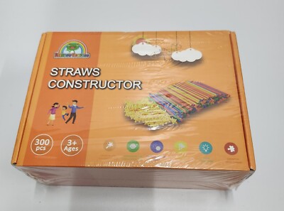 STEAM Educational Engineering Straw Constructor Building Toys Plastic 300 Pcs 3+