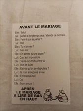 Carte Postale  ALEXANDER HOLZACH Collection Échec Et Mat MARIAGE 😋