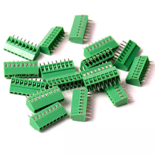 10PCS 2.54mm PCB Mini Screw Terminal Blocks Connector For Wires 2P~8P Terminal - Picture 2 of 21