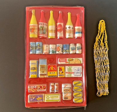 JOUET ANCIEN - EPICERIE JOUET VINTAGE - RARE PRESENTOIR 34