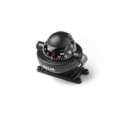 SILVA Compass Adventure 58 35730-0751 85x78x72mm Lighting Marine Compass Black