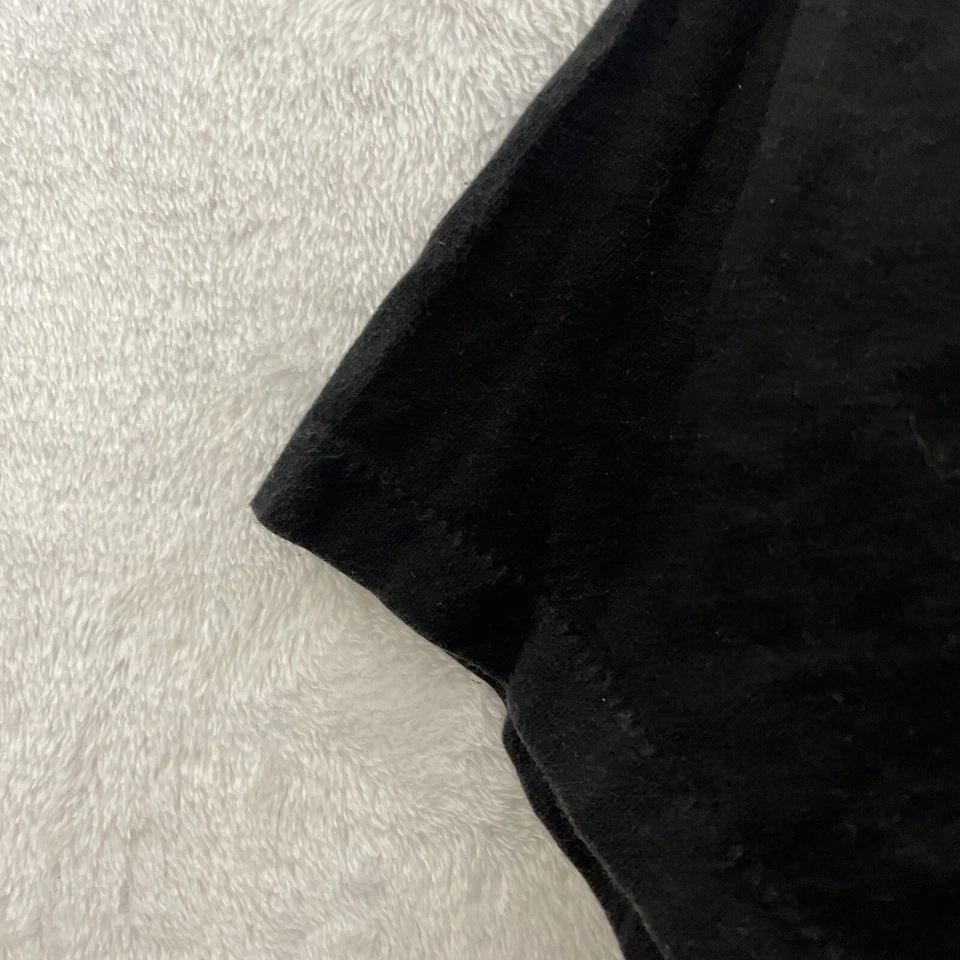 Camiseta Genesis vintage adolescente média destino do Alasca estampa completa preta manga curta - Imagem 3 de 4