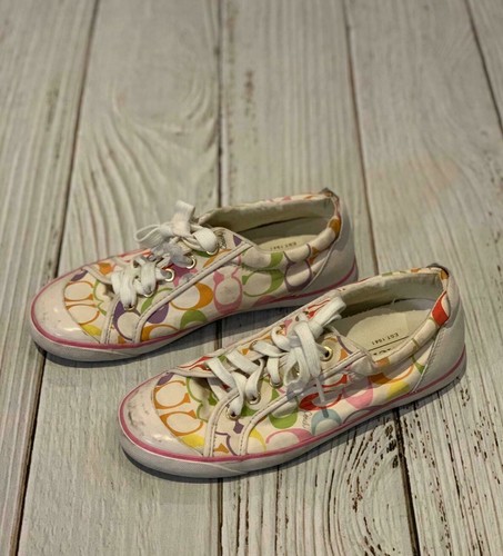 multicolor coach sneakers