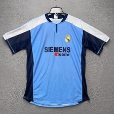Real Madrid Soccer Jersey Mens Large Blue Pullover #10 Moisture Wick