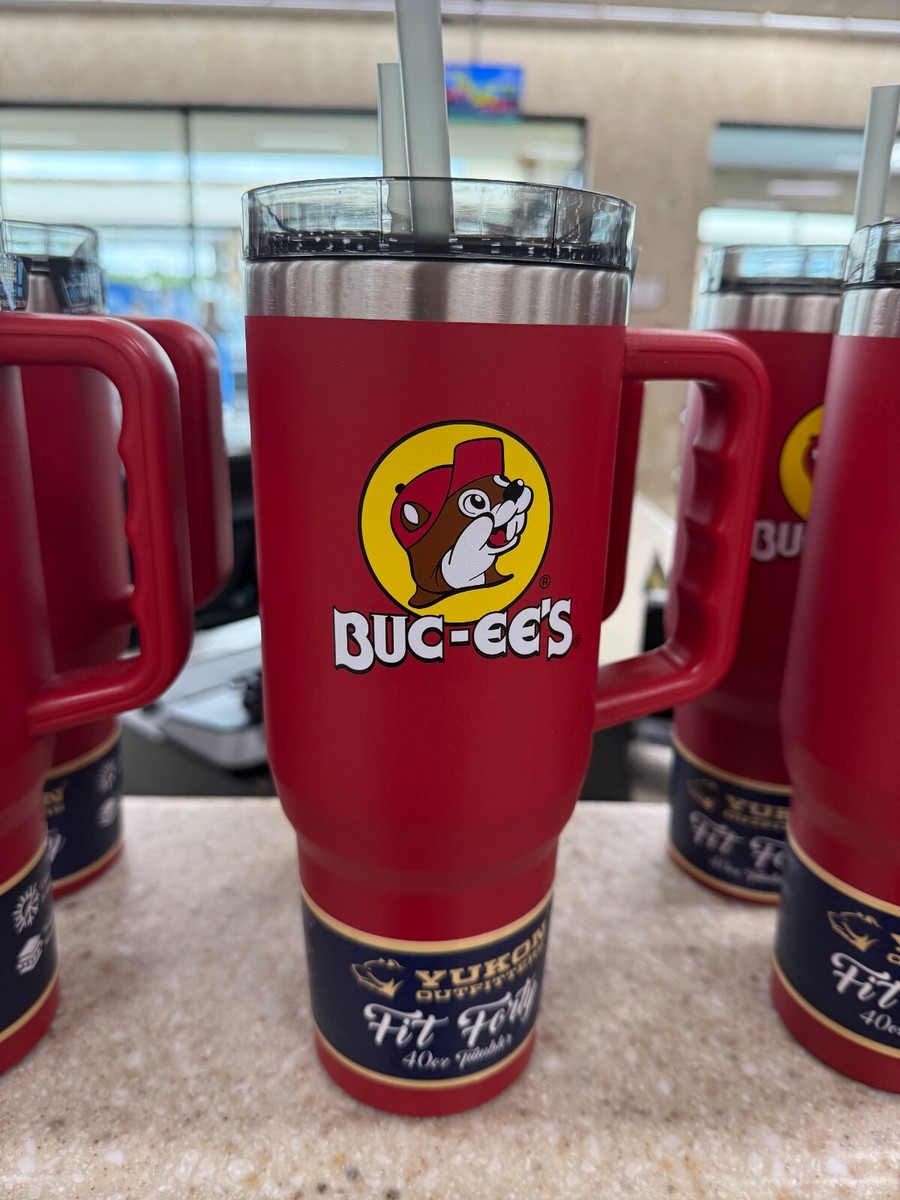 YUKON BUC-EE'S BUCEES 40oz FIT FORTY TUMBLER WITH HANDLE