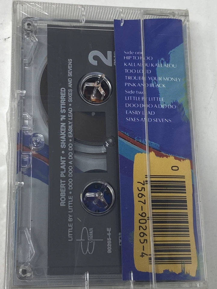 Robert Plant - Shaken 'N' Stirred Cassette Tape NEW SEALED - Image 2 of 3