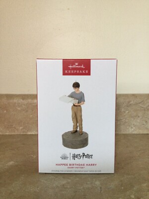 2024 BRAND NEW HALLMARK HARRY POTTER HAPPEE BIRTHDAE HARRY CHRISTMAS  ORNAMENT