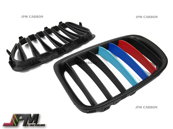 Parrilla delantera color M negra mate para BMW E84 X1 20i 28i 35i SUV 2010-2015 Foto 2 de 4