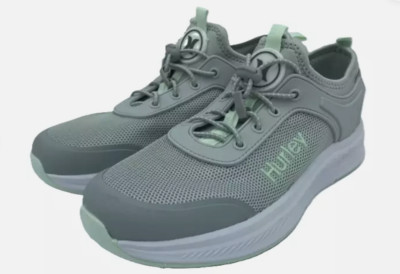Hurley Women's ROSCANA Bungee Slip-on Shoes GRAY -Size 7