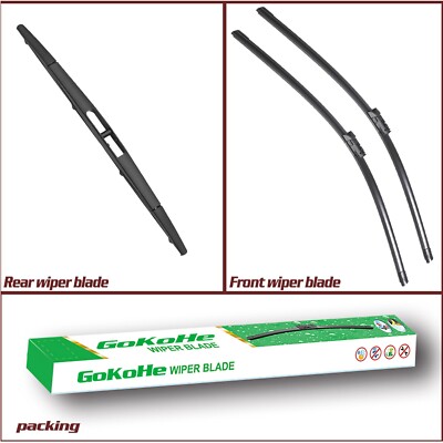 Front and Rear Windshield Wiper Blade for Mazda CX-5 CX-9 2017-2021 Windscreen