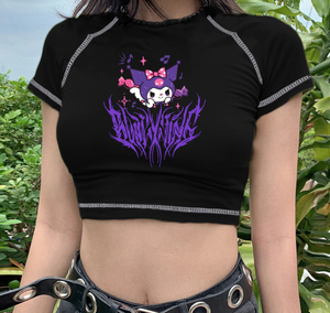 cute purple crop tops