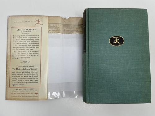 VTG. LES MISERABLES Book VICTOR HUGO Modern Library Giant G3 HC/DJ VG Unabridged - Picture 10 of 18