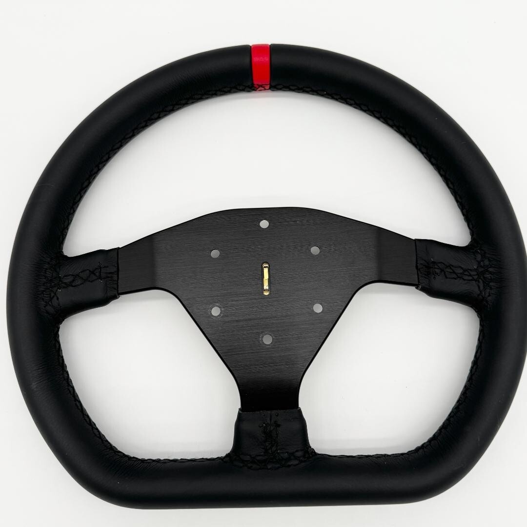 ポルシェ911/991 GT3 CUPステアリング 黒ステッチ/赤 ボルト 【公式通販】