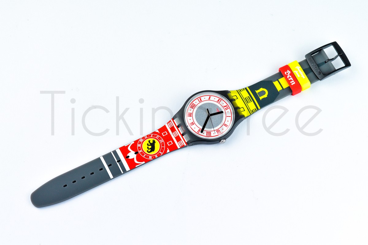 Destination Swatch Greetings From Zurich Switzerland SUOZ254 Destination Swatch Greetings From Zurich Switzerland SUOZ254