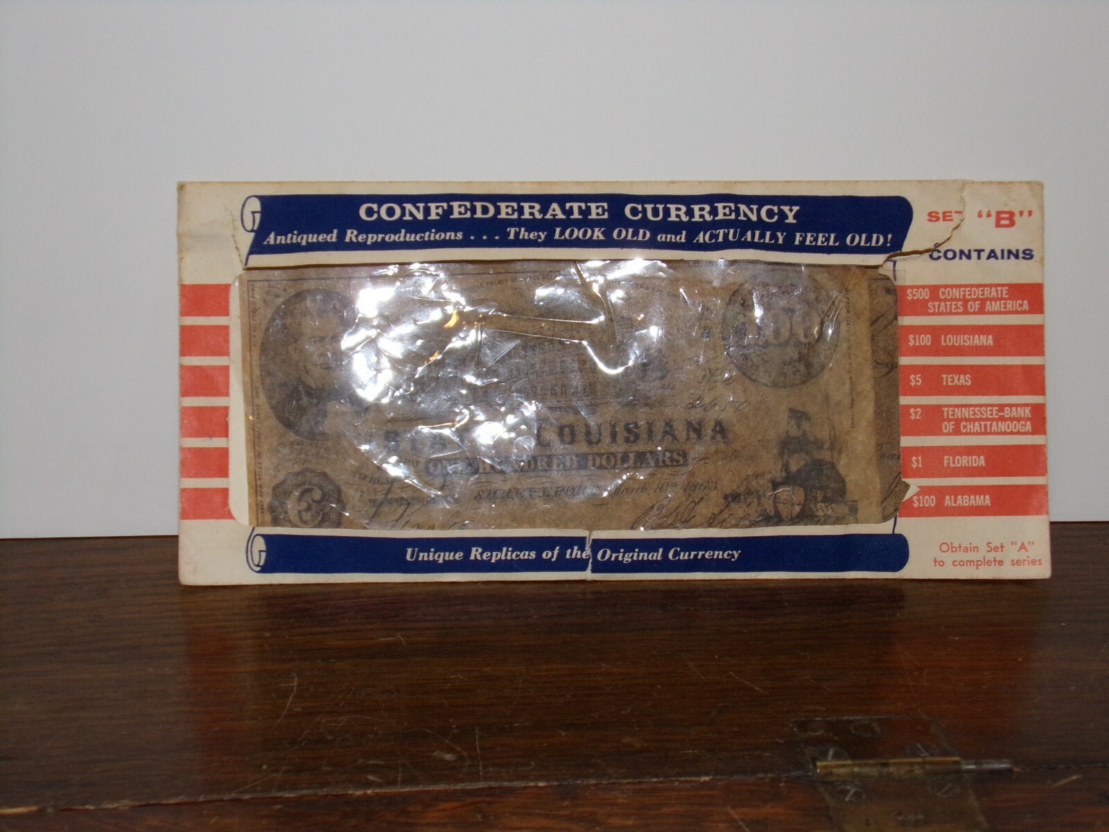 Confederate Currency Reproduction Set "B" includes 6 Bills | eBay