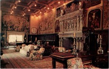 Postcard Assembly Room Hearst Castle San Simeon California State Historical Site