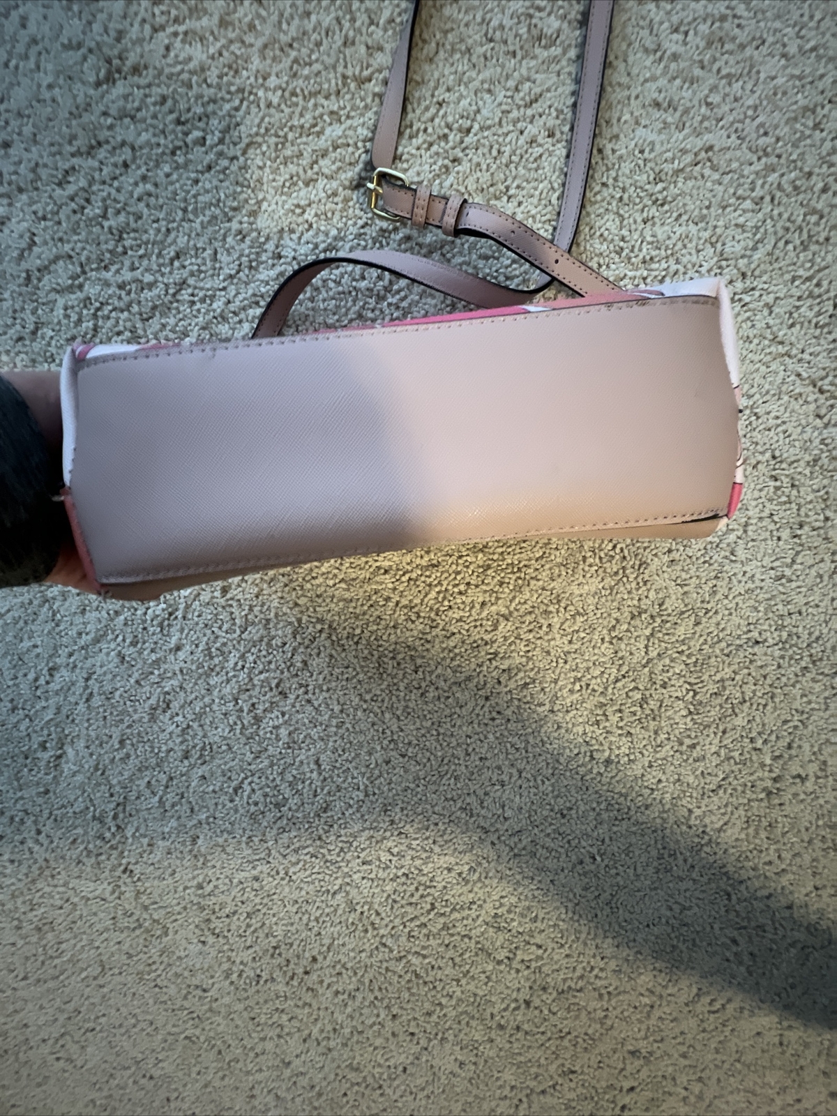 Trina Turk Crossbody Pink Blush Floral Abstract - image 3